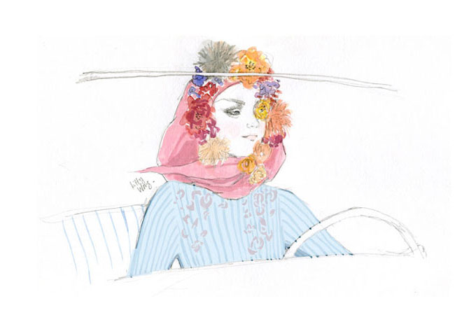 The Eudon Choi drawing that first made me aware of Kitty's work