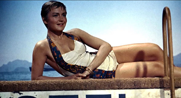 Retro swimwear a la To Catch A Thief