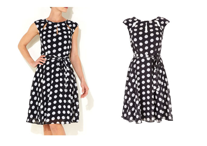 Black Polka Dot Dress